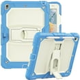 thumbnail image 1 of Allytech Case for iPad 9th Gen 2021(10.2 inch), iPad 9/8/7 Case with Pencil Holder, Rugged Kickstand Hard Plastic and Soft Silicone Shock Resistant Kidsproof Case with Shoulder Strap, Skyblue, 1 of 6