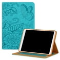 thumbnail image 1 of Allytech Case for iPad Mini 2021(6th Gen 8.3 inch), iPad Mini 6 Cover, Embossed Floral & Butterfly PU Leather Folio Anti-Slip Stand Auto Sleep Wake Card Holder Case for iPad Mini 6th Gen 2021, Green, 1 of 7
