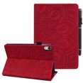 thumbnail image 1 of Allytech Case for iPad Mini 6 2021(6th Gen 8.3 inch), Embossed Mandala PU Leather Soft TPU Back Folio Multi-Angle Viewing Stand Card Slots/Pen Holder Case for iPad Mini 6th Gen 2021, Red, 1 of 5