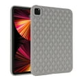 thumbnail image 1 of Allytech Case for iPad Pro 11" 4th/3rd/2nd/1st, Slim Luxury Diamond Pattern [Camera Protection] Shockproof Soft TPU Back Case, Also Fit iPad Air 4/5 - Grey, 1 of 7