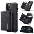 thumbnail image 1 of Allytech Case for iPhone 11 Pro, Premium PU Leather Microfiber Lining Credit Card Holder Cash Pocket Double Magnetic Closure Detachable Wallet Case Cover for iPhone 11 Pro 5.8 inch 2019, Black, 1 of 10