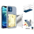 thumbnail image 1 of Allytech Case for iPhone 12(6.1 inch 2020), iPhone 12 Pro Case and Cover with Card Holder, Silicone Scratch Resistant Soft TPU Shock-Absorbing Rugged Case for Apple iPhone 12 Pro/iPhone 12, Clear, 1 of 6