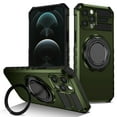 thumbnail image 1 of Allytech Case for iPhone 12 Pro - 360° Rotatable Magnetic Ring Stand - Compatible with MagSafe - Military-Grade Protection - Anti-Scratch & Anti-Fingerprint - Slim Fit Cover (Darkgreen), 1 of 11
