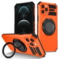 thumbnail image 1 of Allytech Case for iPhone 12 Pro Max - 360° Rotatable Magnetic Ring Stand - Compatible with MagSafe - Military-Grade Protection - Anti-Scratch & Anti-Fingerprint - Slim Fit Cover (Orange), 1 of 11
