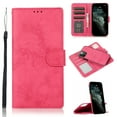 thumbnail image 1 of Allytech Case for iPhone 13 Pro Max 2021, 2-in-1 Magnetic Detachable Wallet Folio Vegan PU Leather Protective Card/Cash Slot Flip Stand Cover with Hand Rope for iPhone 13 Pro Max 5G 6.7" 2021, Rose, 1 of 7