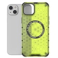 thumbnail image 1 of Allytech Case for iPhone 14, Non-Yellowing Anti-Scratch Slim Thin Translucent Honeycomb Heat Dissipation Dual-Layer Drop Protection Bumper Case Cover Compatible with MagSafe, Green, 1 of 9