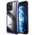 thumbnail image 1 of Allytech Case for iPhone 14 Plus 6.7 Inch,Compatible with Shockproof Magsafe Full Body Protection Case Magnetic Attraction Metal+TPU Bumper+Clear Back Cover Case for iPhone 14 Plus,Purple, 1 of 8