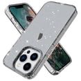 thumbnail image 1 of Allytech Case for iPhone 14 Pro Case Glitter, Thin Slim Fit Soft TPU Sparkly Clear Glitter Shiny Bling Anti-Scratch Shockproof Protective Phone Cases for Women Girls, Black, 1 of 5