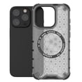 thumbnail image 1 of Allytech Case for iPhone 14 Pro Max, Non-Yellowing Anti-Scratch Slim Thin Translucent Honeycomb Heat Dissipation Dual-Layer Drop Protection Bumper Case Cover Compatible with MagSafe, Black, 1 of 7