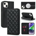 thumbnail image 1 of Allytech Case for iPhone 15 Plus Compatible with MagSafe Wireless Charging, Shockproof Full Protective Flip Folio Wallet Case with RFID Blocking Card Slots PU Leather Stand Magnetic Cover, Black, 1 of 9