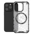 thumbnail image 1 of Allytech Case for iPhone 16 Pro Max, Non-Yellowing Anti-Scratch Slim Thin Translucent Honeycomb Heat Dissipation Dual-Layer Drop Protection Bumper Case Cover Compatible with MagSafe, White, 1 of 7