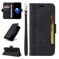 thumbnail image 1 of Allytech Case for iPhone SE 2022/SE 2020/8/7 (4.7 inch) ,PU Leather Wallet Cover with ID Credit Card Slots,Magnetic Buckle Flip Stand Shock Absorption Protective Phone Case + Wrist Strap,Black, 1 of 15