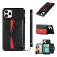 thumbnail image 1 of Allytech Case for iPhone XS Max 6.5 inch 2018, Design with Hidden Back Mirror and Card Holder Drop Proof Protection Pouch Flip Kickstand Magnetic Clasp Case for Girl Women Lady for iPhone XS Max,Black, 1 of 3