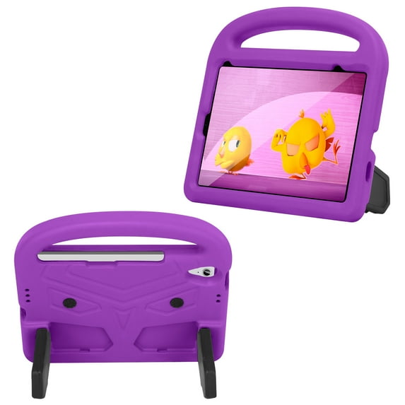 Allytech Children-Friendly Cover for iPad Mini 6 Case 2021 8,3 inch, Light EVA Shockproof Protective Handle Grip Slim Foldable Kickstand Kidsproof Case for iPad Mini 2021(6th Gen 8.3"), Purple