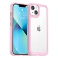 thumbnail image 1 of Allytech Clear Back Case for iPhone 13 5G 6.1 inch 2021, Drop Protection Shock-Absorbing Corners Anti-Scratch Soft TPU Edges (Without Screen Protector) Cover for iPhone 13 2021 (6.1"), Pink, 1 of 8