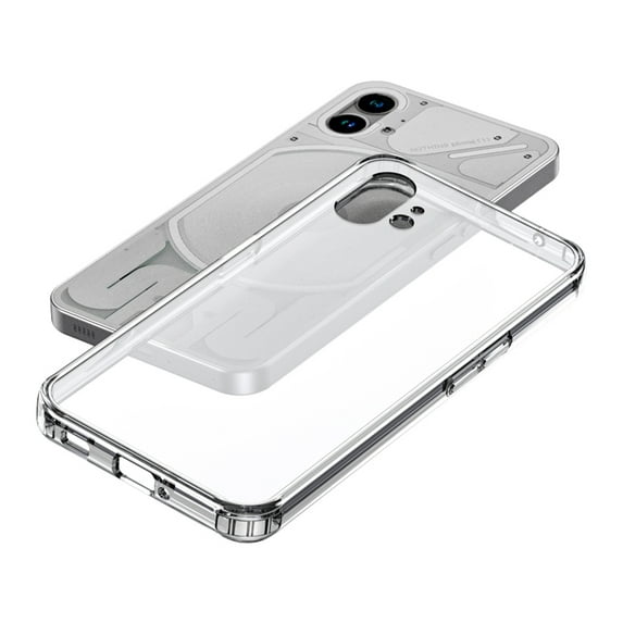 Allytech Clear Case for Nothing Phone (1), Transparent Crystal Clear Anti-scratch Anti-yellow Corner Protective Case Slim Shell Cover for Nothing Phone One - Clear
