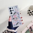 thumbnail image 1 of Allytech Clear Case for Samsung Galaxy S24, Stylish Pattern Diamond Ring Holder Kickstand Soft TPU Shockproof Slim Lightweight Case for Samsung Galaxy S24 - Music Print, 1 of 9