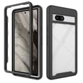 thumbnail image 1 of Allytech Clear Case for Google Pixel 8, Hybrid Rugged Shockproof Anti-Yellow Bumper Lightweight Hard Shell Phone Case for Google Pixel 8, Black, 1 of 5
