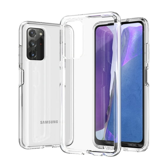 Allytech Clear Case for Samsung Galaxy A03s 6.5" 2021 - Transparent TPU Anti-Yellow Shockproof Protective Bumper Cover for Galaxy A03s - White