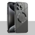 thumbnail image 1 of Allytech Clear Case for iPhone 15 with Camera Lens Protector, Compatible with MagSafe, Soft TPU Shockproof Anti-Scratch [Slim & Lightweight] Magnetic Case for iPhone 15 - Black, 1 of 12