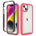 thumbnail image 1 of Allytech Clear Case for iPhone 15, Soft TPU + Rugged PC Back Case, Ultra Slim Lightweight Shockproof Bumper Anti-Drop Screen Camera Protection Stylish Transparent Shell - Rose, 1 of 5