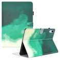 thumbnail image 1 of Allytech Colorful PU Leather Case for iPad Mini 6 (2021), iPad Mini 6th Gen 2021 Case with Pen Holder, Soft TPU Back Shell Anti-Slip Stand Card Slots Magnetic Closure Protective Cover, Green, 1 of 7