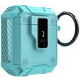 thumbnail image 1 of Allytech Compatible with AirPods 2 AirPods 1 Case, Full-Body Hard Silicone and PC Shockproof Airpods Cover with Keychain Support Wireless Charging Case Cover for AirPods 2nd/1st Gen, Mint, 1 of 8