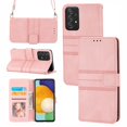 thumbnail image 1 of Allytech Compatible with Samsung Galaxy A53 5G Wallet Case,Multi-Function Wallet Case,Magnetic Wallet Case with Card Holder,PU Leather Kickstand Flip Cover with Detachable Lanyard, Pink, 1 of 8