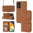 thumbnail image 1 of Allytech Compatible with Samsung Galaxy A53 5G Wallet Case,Multi-Function Wallet Case,Magnetic Wallet Case with Card Holder,PU Leather Kickstand Flip Cover with Detachable Lanyard, Brown, 1 of 8
