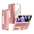 thumbnail image 1 of Allytech Compatible Samsung Galaxy Z Fold 2 Case,Camera Protection Magnetic Hinge Protection,Metal Stand ,Lightweight and Slim,More Screen and  Phone Stand Cover 5G Z Fold 2,Pink, 1 of 8
