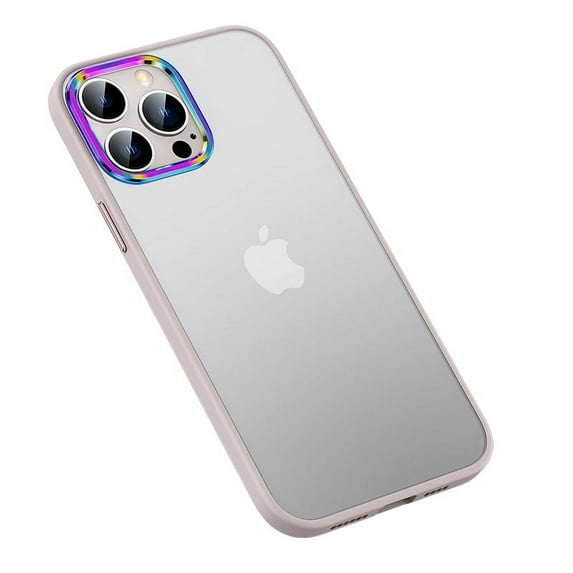 Allytech Compatible with iPhone 11 Pro Max 6.7"(2019) Case, Colorful Camera Frame Soft TPU Rubber and Hard PC Shockproof Anti-Scratch Slim Case for iPhone 11 Pro Max 2019 Release, Pink