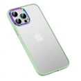 thumbnail image 1 of Allytech Compatible with iPhone 11 Pro Max 6.7"(2019) Case, Colorful Camera Frame Soft TPU Rubber and Hard PC Shockproof Anti-Scratch Slim Case for iPhone 11 Pro Max 2019 Release, Green, 1 of 4