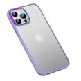 thumbnail image 1 of Allytech Compatible with iPhone 12 Pro 6.1"(2020) Case, Colorful Camera Frame Soft TPU Rubber and Hard PC Shockproof Anti-Scratch Slim Case for iPhone 12 Pro 2020 Release, Purple, 1 of 4