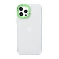 thumbnail image 1 of Allytech Compatible for iPhone 12 Pro Max Case 2020 Case, Premium Slim TPU Back Soft Edges Scratch Resistant Shock-Absorbing Corners Skin Case for iPhone 12 Pro Max 6.7" 2020, Clear + Green, 1 of 4