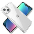 thumbnail image 1 of Allytech Compatible with iPhone 13 Case, [Ultra Clear] [Dual Protection] [Anti falling Airbag] Military-Grade Drop Yellowing-Resistant Hard Back Protective Case for iPhone 13 6.1" 2021, White, 1 of 12
