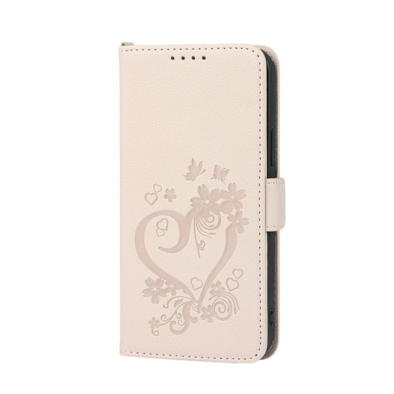 Allytech Compatible For iPhone 13 Pro Max Luxury Case,360 Protection PU Leather Flip Wallet Magnetic Stand Cover with Wrist Strap.For iPhone 13 Pro Max,Rosegold