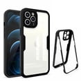 thumbnail image 1 of Allytech Compatible with iPhone 14 Case 6.1 inch 2022, Shockproof Case with Sensitive Anti-Scratch Screen Protector Full-Body Drop Proof Hard Clear Back Case for iPhone 14 5G, Black, 1 of 6