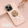 thumbnail image 1 of Allytech Compatible with iPhone 14 Pro Max 6.7 Inch Case Shiny Plating Astronaut Kickstand for Women Girls Slim Soft Flexible TPU Protective Cover Case,Lightpink, 1 of 10