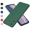 thumbnail image 1 of Allytech Compatible with iPhone X/iPhone XS Case,Liquid Silicone Cover with Soft Microfiber Lining,Shockproof Slim Lightweight Anti-Scratch Soft Flexible Phone Case,Darkgreen, 1 of 8