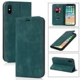 thumbnail image 1 of Allytech Cover for Apple iPhone XS Max,Full Protection PU Leather Magnetic Folio Flip RFID Blocking Card Slots Wallet Phone Case,Blue, 1 of 10