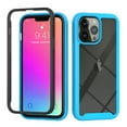 thumbnail image 1 of Allytech Cover for iPhone 13 Pro Case with Tempered Glass Clear Screen Protector, Slim Full Body Protective Anti-Scratch Soft TPU Bumper Anti-Slip Case for iPhone 13 Pro 2021 Release, Lightblue, 1 of 5