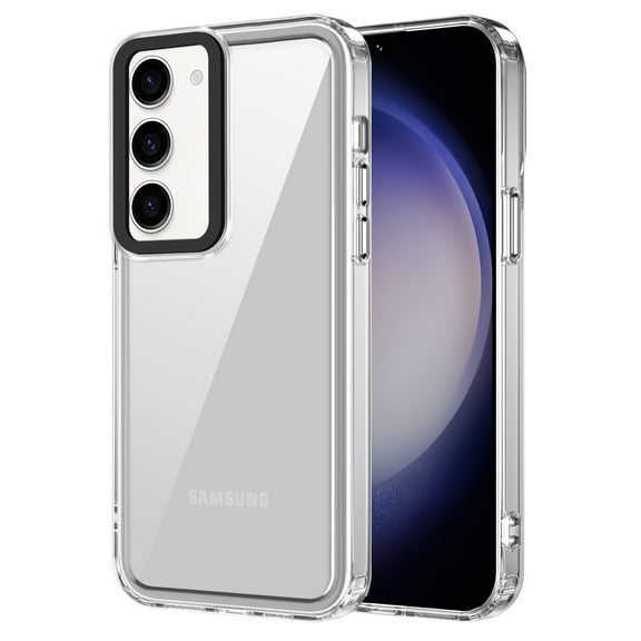 Allytech Crystal Clear Case for Samsung Galaxy S23, [Support Wireless Charging] [Military Grade Protection], Ultra Slim Lightweight Anti-Yellowing Shockproof Cover Case - Clear