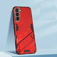 thumbnail image 1 of Allytech Designed for Samsung Galaxy S22 Plus 6.6 inch 2022, [2 Stand Ways] Slim Fit Hard Back Bumper Shockproof Corner Protection Rugged Case for Samsung S22 Plus 5G 6.6" 2022 Released, Red, 1 of 6