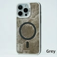 thumbnail image 1 of Allytech Fashion Denim Case for iPhone 15 Pro Max, Compatible with MagSafe, [Thin & Light] Lens Protection Soft Shockproof Case for iPhone 15 Pro Max Support Wireless Charging - Gray, 1 of 12
