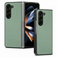thumbnail image 1 of Allytech Fiber Pattern Phone Case for Samsung Galaxy Z Fold6, Slim Fit Lightweight Shockproof Anti-Fall Anti-Scratch Non-Slip Luxury Folding Case for Samsung Galaxy Z Fold6 - Green, 1 of 6