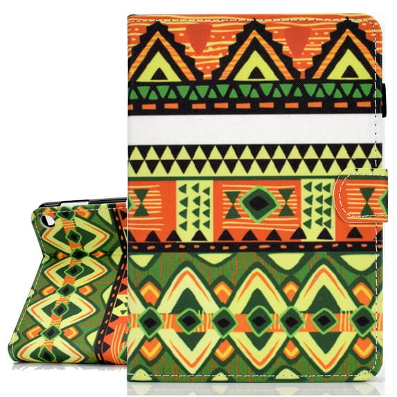 Allytech Fire HD 10 2021 Case 11th Generation, Slim Fit PU Leather Kickstand Smart Cover Auto Sleep Wake Flip Cover Shockproof Case for Amazon All-New Fire HD 10 2021/ Fire HD 10 Plus,Pattern