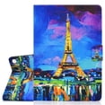 thumbnail image 1 of Allytech Fire HD 10 2021 Case, Fire HD 10 Plus Case, Slim PU Leather Folio Flip Smart Cover Auto Sleep Wake Kickstand Protective Case for Amazon Fire HD 10/ 10 Plus 10.1 Tablet 2021, Eiffel Tower, 1 of 8