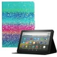 thumbnail image 1 of Allytech for Fire HD 10 2021 Protective Case Cover for Kindle Fire HD 10 Plus(11th Gen 2021), Smart PU Leather Foldable Stand Anti-Shock Magnetic Closure Case with Credit Card Slots, Color Sand, 1 of 7