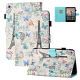 thumbnail image 1 of Allytech Fire HD 10 Case 9th Gen, Fire HD 10 Case 7th Gen, PU Leather Folio Flip Kickstand Auto Sleep Wake Shockproof Protection Case Cover for Amazon Fire HD 10 Case 2019/2017, Butterfly Tower, 1 of 5