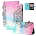 thumbnail image 1 of Allytech Fire HD 10 Case 9th Gen, Fire HD 10 Case 7th Gen, PU Leather Folio Flip Kickstand Auto Sleep Wake Shockproof Protection Case Cover for Amazon Fire HD 10 Case 2019/2017, Mandala, 1 of 5